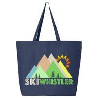 Ski Whistlerretro Vintage Whistler Bc 25L Jumbo Tote