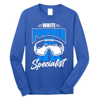 Skiing Winter Vaccation Ski Lover Cool Gift Long Sleeve Shirt