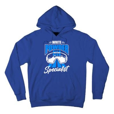 Skiing Winter Vaccation Ski Lover Cool Gift Tall Hoodie