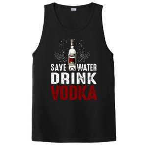 Save Water Vodka Funny For Vodka Lover Gift PosiCharge Competitor Tank