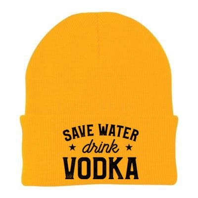 Save Water Vodka Alcohol Liquor Ing Gift Knit Cap Winter Beanie