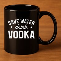 Save Water Vodka Alcohol Liquor Ing Gift 11oz C Handle Ceramic Mug