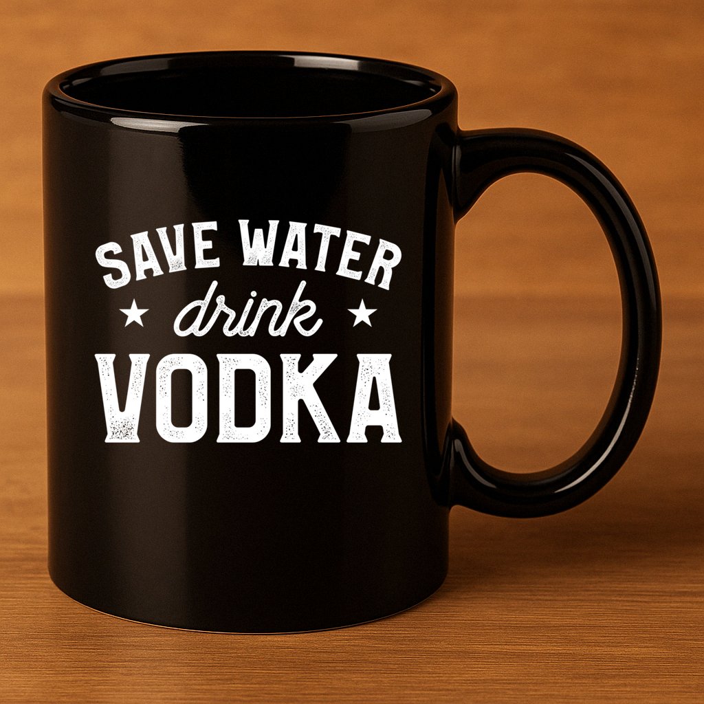 Save Water Vodka Alcohol Liquor Ing Gift 11oz C Handle Ceramic Mug