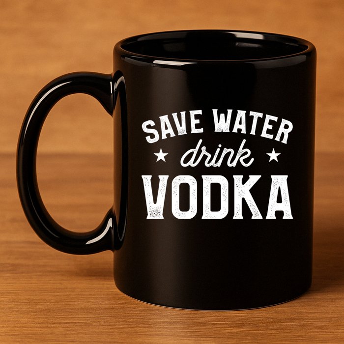 Save Water Vodka Alcohol Liquor Ing Gift 11oz C Handle Ceramic Mug