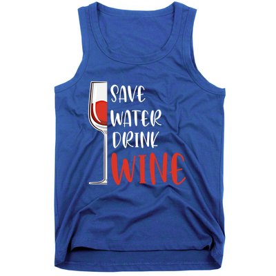 Save Water Wine Winemaker Wine Gift Tank Top