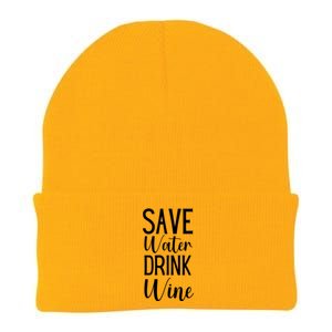 Save Water Wine Er Gift Knit Cap Winter Beanie