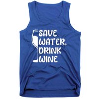 Save Water Wine Winemaker Wine Gift Tank Top