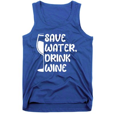 Save Water Wine Winemaker Wine Gift Tank Top