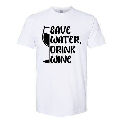 Save Water Wine Winemaker Wine Gift Softstyle CVC T-Shirt