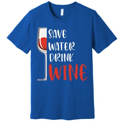 Save Water Wine Winemaker Wine Gift Premium T-Shirt