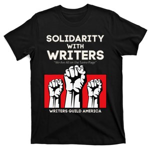 Solidarity With Writers Guild Of America On Strike WGA Retro T-Shirt