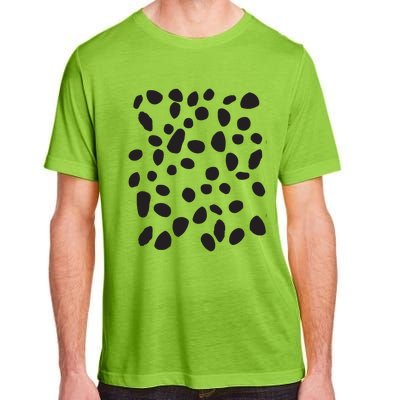 Spotted White With Black Polka Dots Dalmatian Adult ChromaSoft Performance T-Shirt