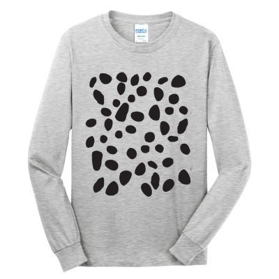 Spotted White With Black Polka Dots Dalmatian Tall Long Sleeve T-Shirt