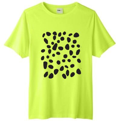 Spotted White With Black Polka Dots Dalmatian Tall Fusion ChromaSoft Performance T-Shirt