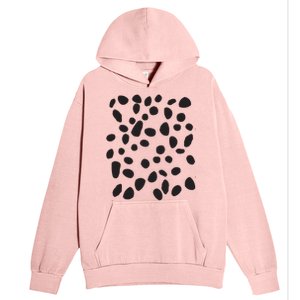 Spotted White With Black Polka Dots Dalmatian Urban Pullover Hoodie