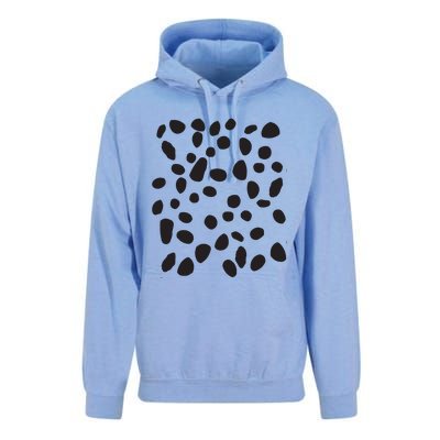 Spotted White With Black Polka Dots Dalmatian Unisex Surf Hoodie