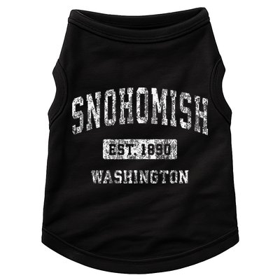 Snohomish Washington Wa Vintage Established Doggie Tank