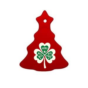 S Well With Others Shamrock Gift Ceramic Tree Ornament