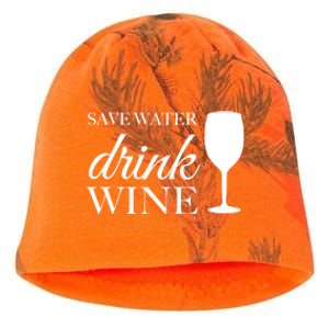 Save Water Wine Gift Kati - Camo Knit Beanie