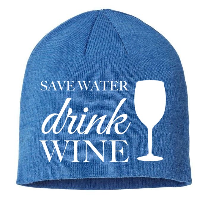 Save Water Wine Gift Sustainable Beanie