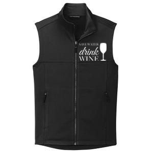 Save Water Wine Gift Collective Smooth Fleece Vest