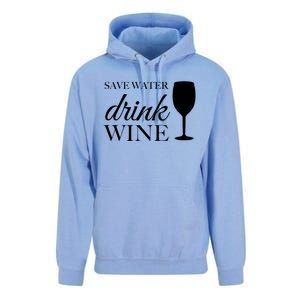 Save Water Wine Gift Unisex Surf Hoodie