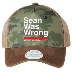 Sean Was Wrong Aliens Fucking Exist Wasting Everyones Legacy Tie Dye Trucker Hat