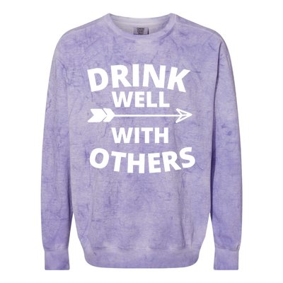 S Well With Others Great Gift Colorblast Crewneck Sweatshirt