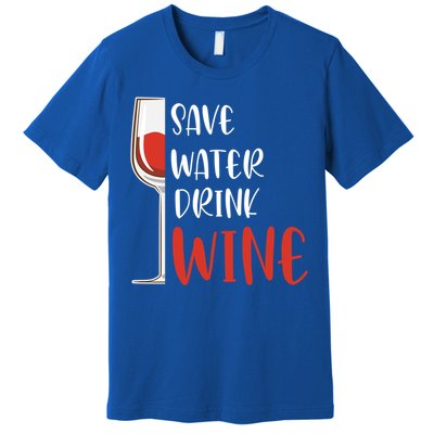 Save Water Wine Winemaker Wine Gift Premium T-Shirt