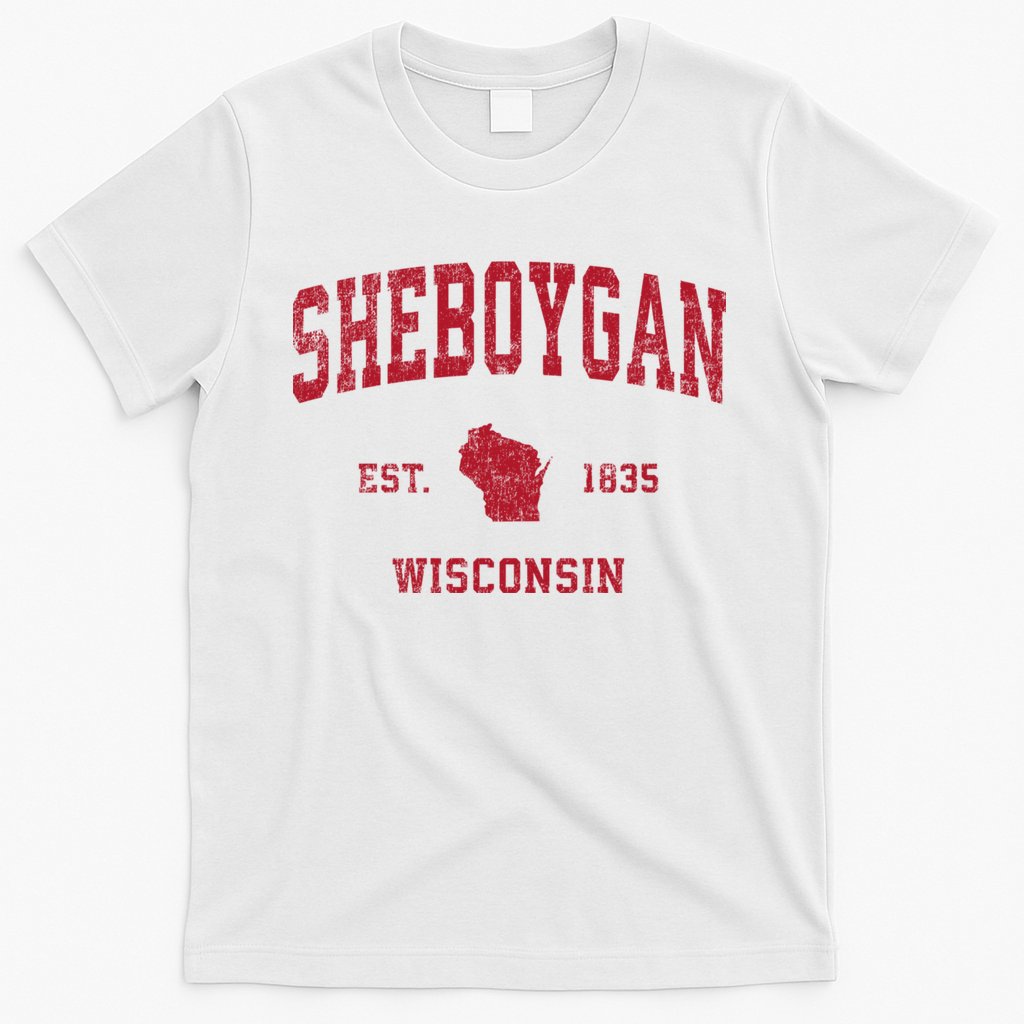 Sheboygan Wisconsin Wi Vintage Sports T-Shirt