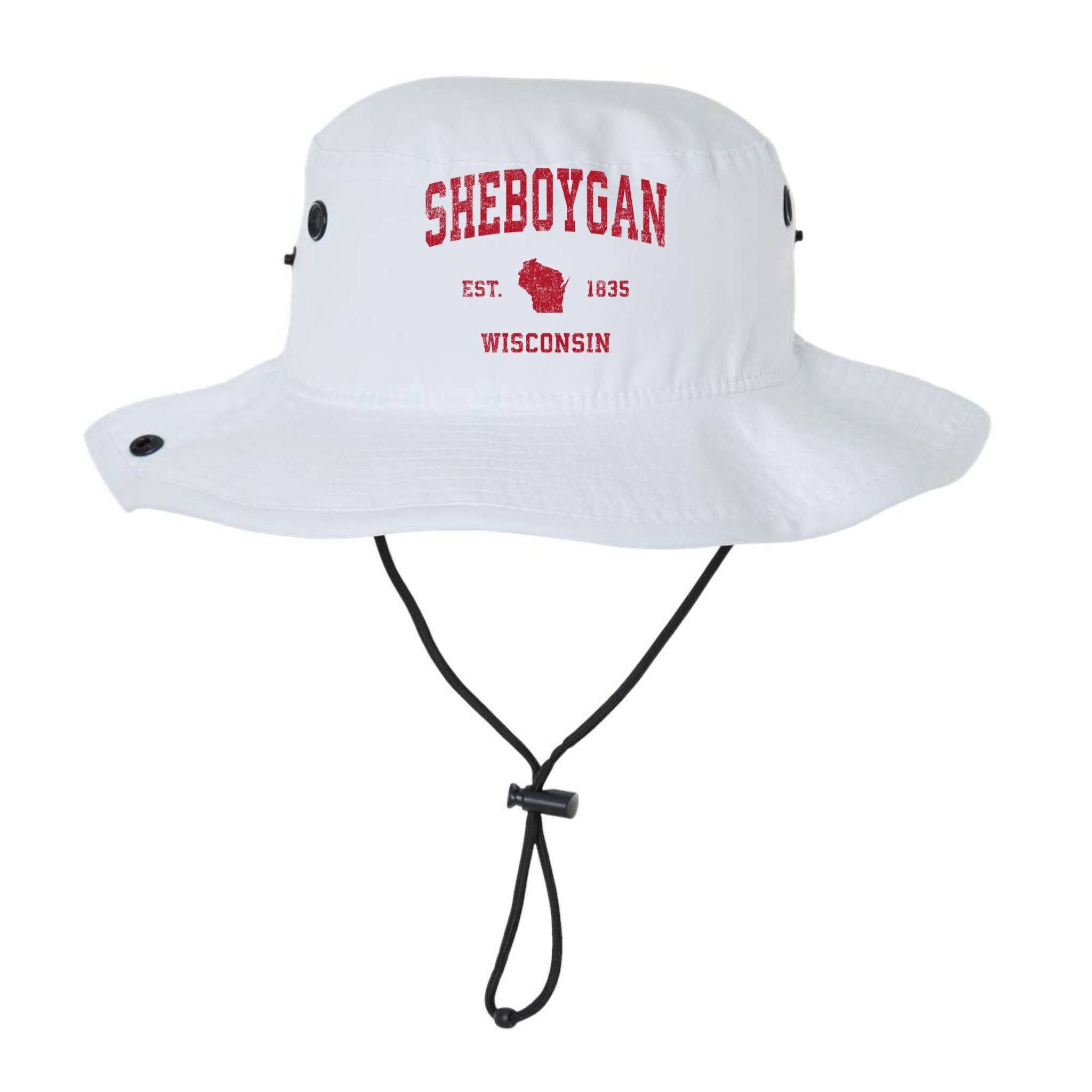 Sheboygan Wisconsin Wi Vintage Sports Bucket Hat