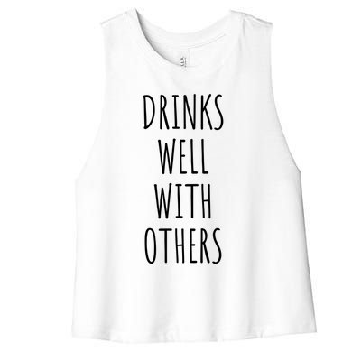 S Well With Others Funny Gift Cool Gift Women's Racerback Cropped Tank