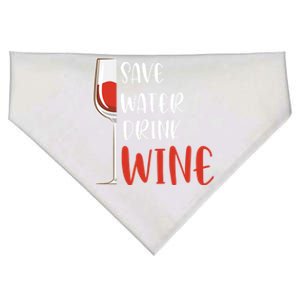 Save Water Wine Winemaker Wine Gift USA-Made Doggie Bandana