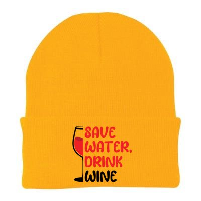 Save Water Wine Winemaker Wine Cute Gift Knit Cap Winter Beanie