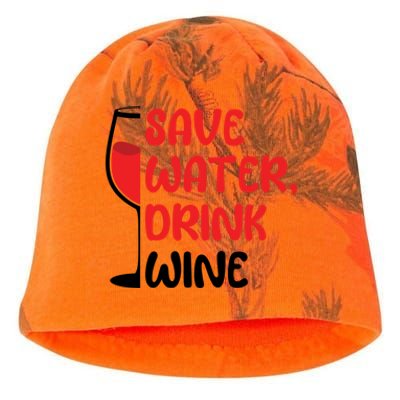 Save Water Wine Winemaker Wine Cute Gift Kati - Camo Knit Beanie