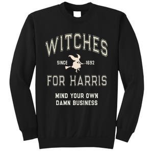 Spooky Witchy Witches For Kamala Harris Voting Club Myodb Sweatshirt