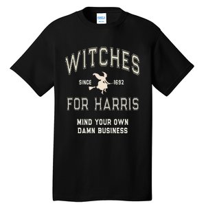 Spooky Witchy Witches For Kamala Harris Voting Club Myodb Tall T-Shirt