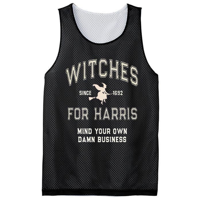 Spooky Witchy Witches For Kamala Harris Voting Club Myodb Mesh Reversible Basketball Jersey Tank