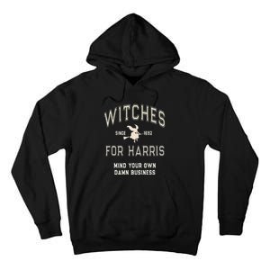 Spooky Witchy Witches For Kamala Harris Voting Club Myodb Tall Hoodie