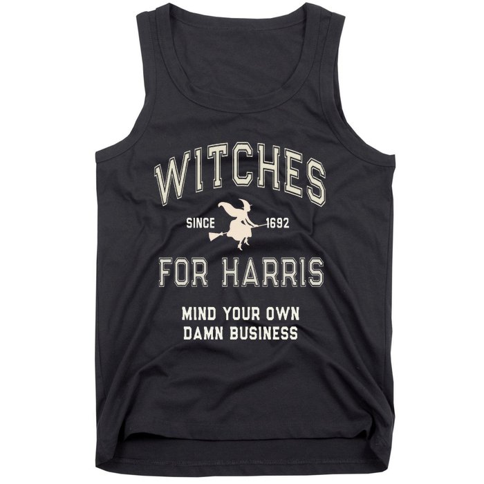 Spooky Witchy Witches For Kamala Harris Voting Club Myodb Tank Top