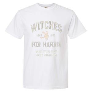 Spooky Witchy Witches For Kamala Harris Voting Club Myodb Garment-Dyed Heavyweight T-Shirt