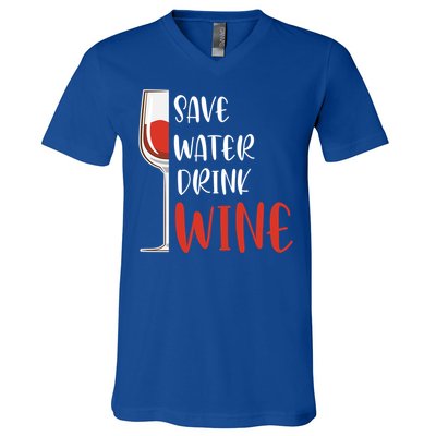 Save Water Wine Winemaker Wine Gift V-Neck T-Shirt