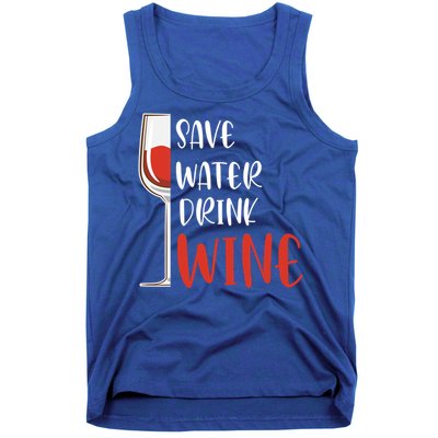 Save Water Wine Winemaker Wine Gift Tank Top