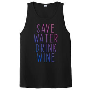 Save Water Wine Funny Ing Wine Gift PosiCharge Competitor Tank