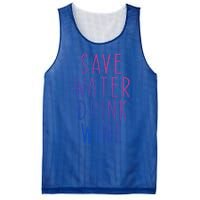 Save Water Wine Funny Ing Wine Gift Mesh Reversible Basketball Jersey Tank