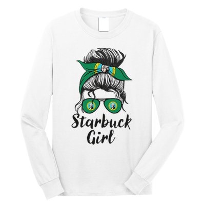Starbuck Washington Women Girl Long Sleeve Shirt