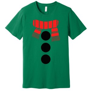 Snowman Women White Snowman Costume Premium T-Shirt