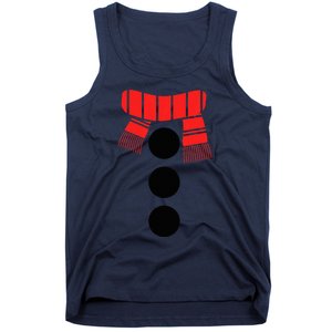 Snowman Women White Snowman Costume Tank Top