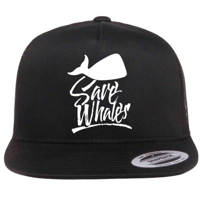 Save Whales Whaler Whale Rescue Whaling Awareness Meaningful Gift Flatbill Hat