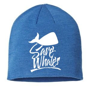 Save Whales Whaler Whale Rescue Whaling Awareness Meaningful Gift Sustainable Beanie